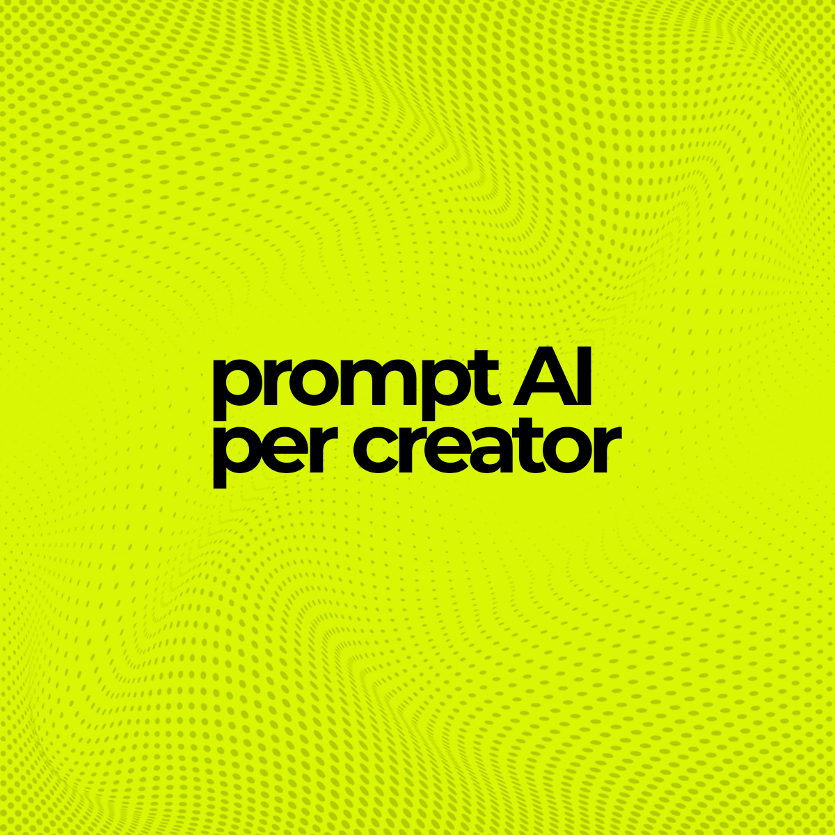 Prompt AI per creator